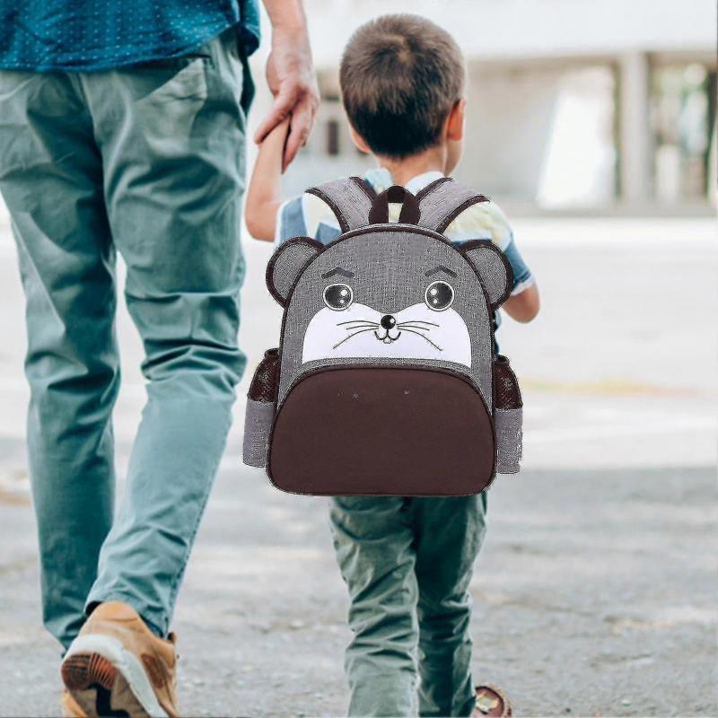 Monkey Toddler School Bag Breathable Toddler Boy Backpack Lightweight Kindergarten Preschool Bags For Little Kid Baby Boys
