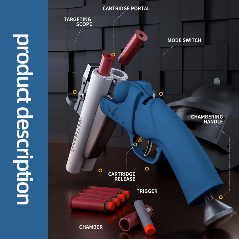 High-Quality Double High-Quality Barrel High-Quality Sgun High-Quality Shell High-Quality Ejecting High-Quality Soft High-Quality Bullet