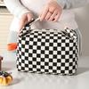Waterproof Floral Corduroy Lunch Bag Floral Printed Picnic Bag  Outdoor Camping