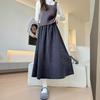 Bust Skirt Women's Spring and Autumn New High-waisted A-word Medium and Long Umbrella Skirt