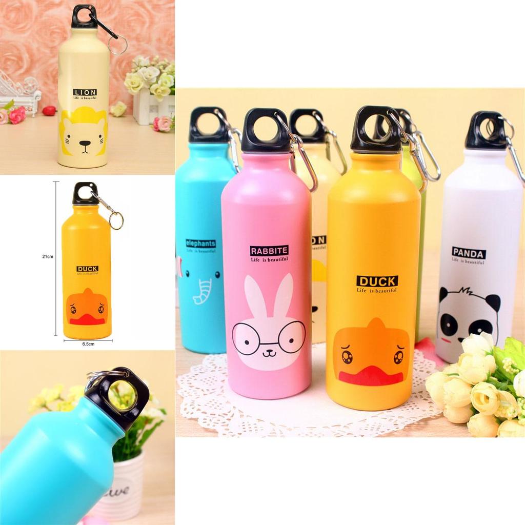 Durable 500ml Lightweight Aluminum Alloy Water Bottle For Outdoor Sports And Camping