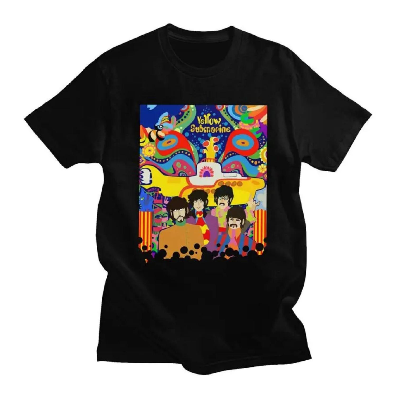 

Custom The Beatle Heavy Metal Rock T Shirt Men Short Sleeves 100% Cotton T-shirt Leisure Tee Tops Fashion Tshirt S чёрный