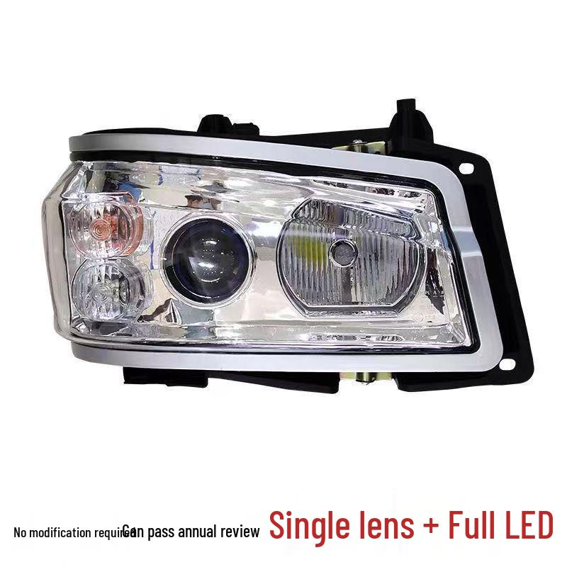 Compatible Headlight Assembly for Sinotruk Howo 380: Fits 07, 08, 10 Models - Dump, Mixer, and LED Included