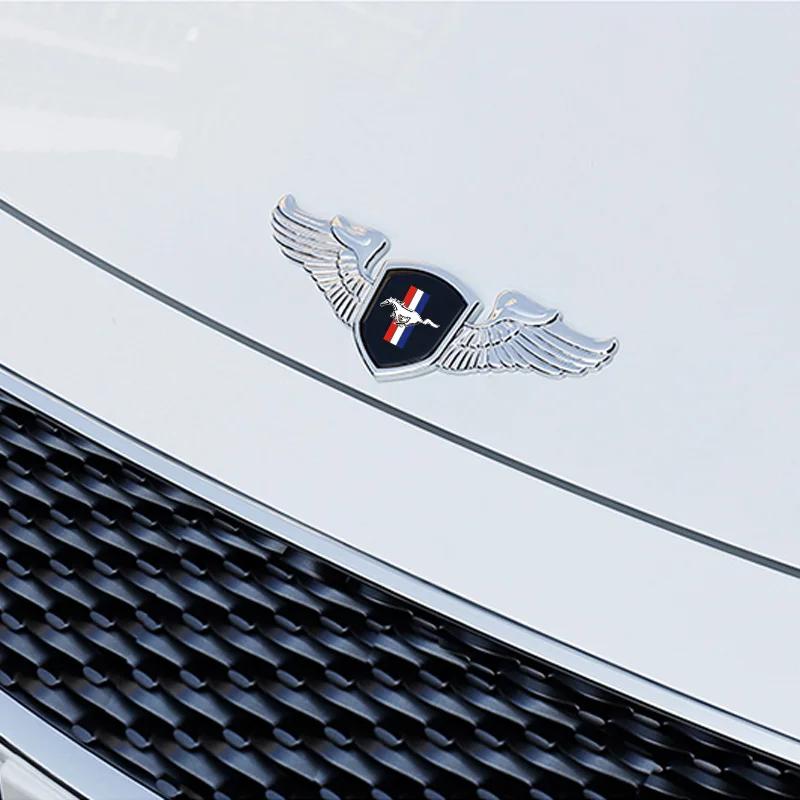 Car Sticker Car Hood Emblem Sticker for Ford Mustang Explorer Ecosport Shelby Focus 2 Ranger Mustang Kuga Mondeo Galaxy Transit
