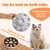 Anti Vomiting Slow Feeder Cat Bowl Stainless Steel Pet Slow Food Bowl with Double Sided Use for Small and Medium Sized Breed