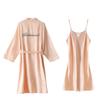 Besticktes Braut- und Brautjungfern-Gewand für Damen, seidenähnlich, für Frühling/Sommer.