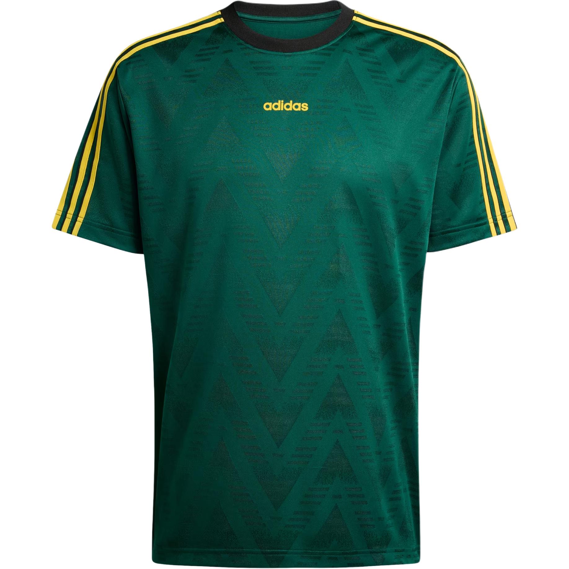 

Adidas Мужская футболка с жаккардовым узором, круглым вырезом и коротким рукавом KE3337 A/M
