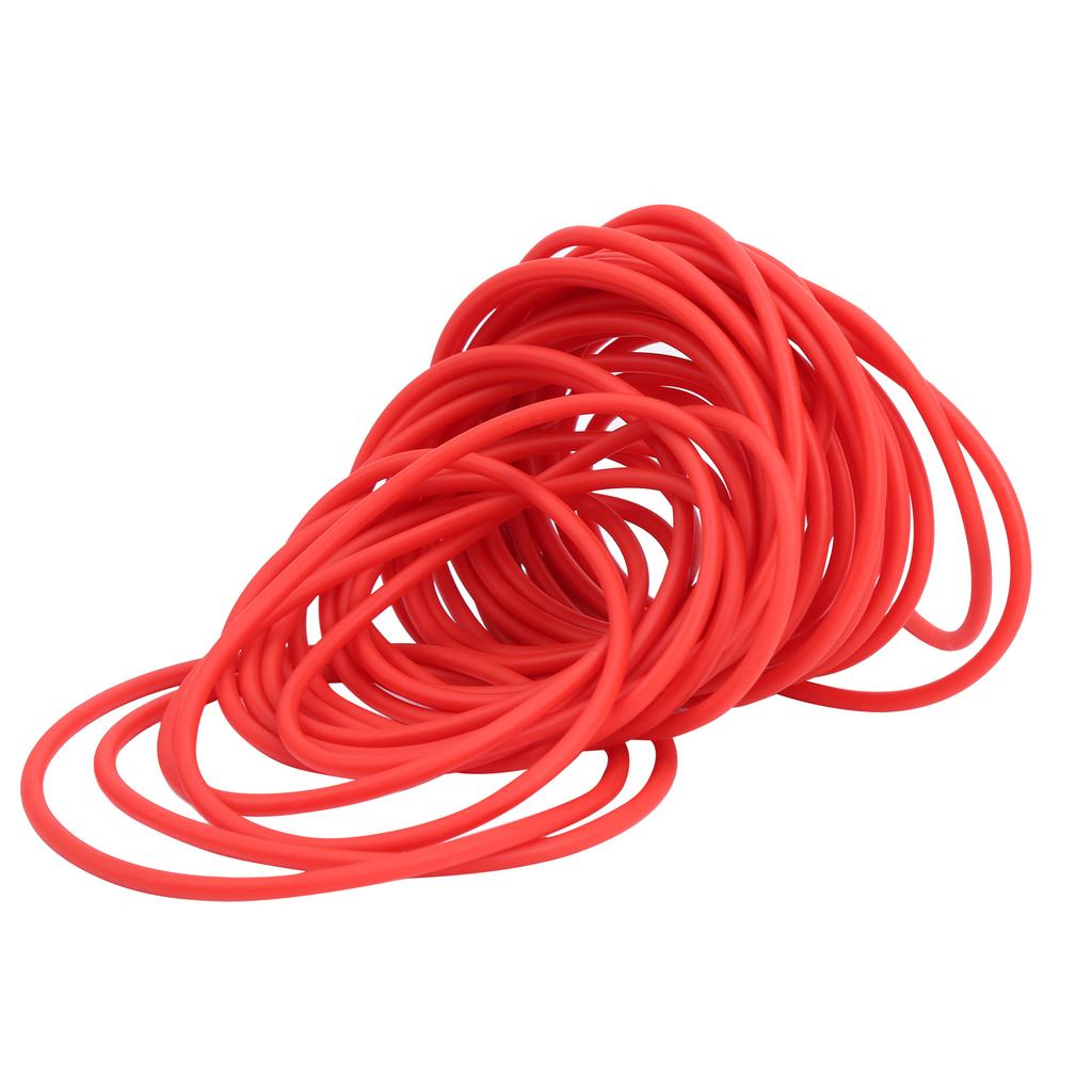 Rubber Band Latex Tube Catapult Hunting Bungee Round    Accessories Red