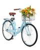 VEVOR Bicicleta Cruiser, 1 Velocidad, Bicicleta Cruiser de Playa de 26 Pulgadas en Azul Claro con Cesta de Gran Capacidad y Portabultos Trasero