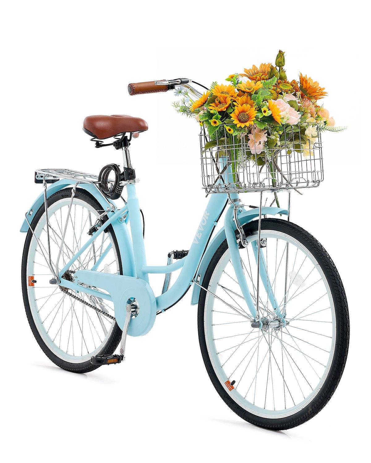 VEVOR Cruiser Bike, 1-Speed, 26-Inch Light