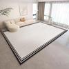 Modern Style Rugs for Bedroom Minimalist Living Room Decoration Solid Carpet Washable Lounge Floor Mat Anti-slip Study Soft Rug