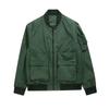 Jaqueta Masculina Jaqueta Multibolsos Casual Roupa de Trabalho Piloto Uniforme de Baseball Masculino Jaqueta Curta