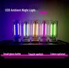 Romantic LED Touch Night Light: Ceramic Glass Bottle for Bedroom or Car