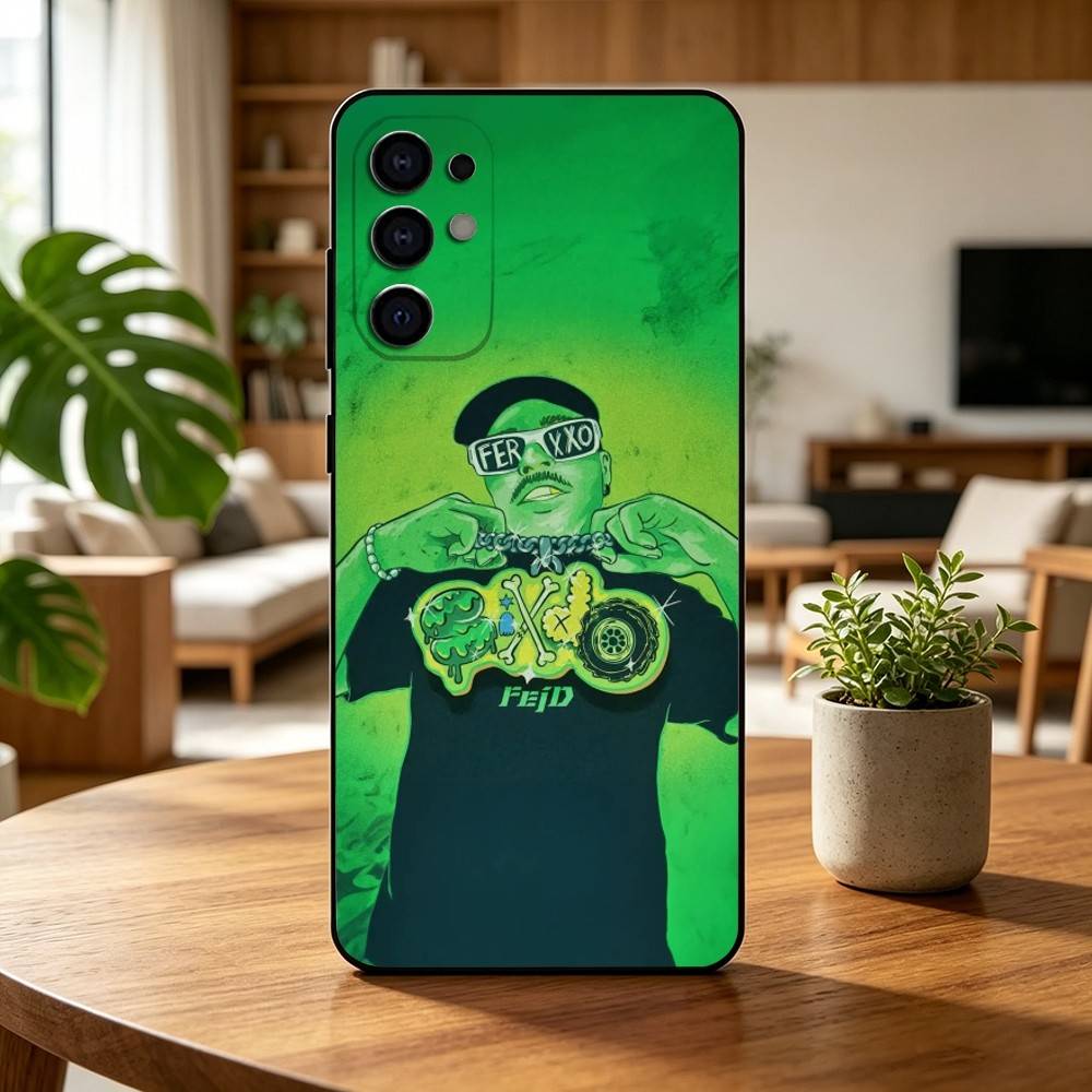 Singer Feid Ferxxo SlXDO  Phone Case For Samsung S25,S24,S21,S22,S23,S30,Ultra,S20,Plus,Fe,Soft Silicone Black Cover