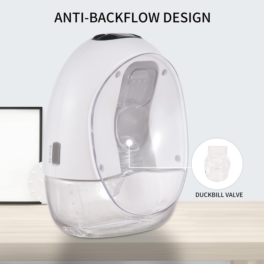 2-Pack Portable Wearable Breast Pump Hands Free Electric Breast Pump for Breastfeeding 4 Modes 9