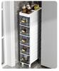 Waterproof Ultra-Narrow Storage Cabinet for Bathroom, Kitchen, and Refrigerator Gaps