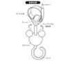 Napolex Stroller Set of Disney Mickey Easy Installation with Car Headrest Buggy Stroller Baby Car Convenient Hooks, 2, Silhouette, Velcro, 360-Degree