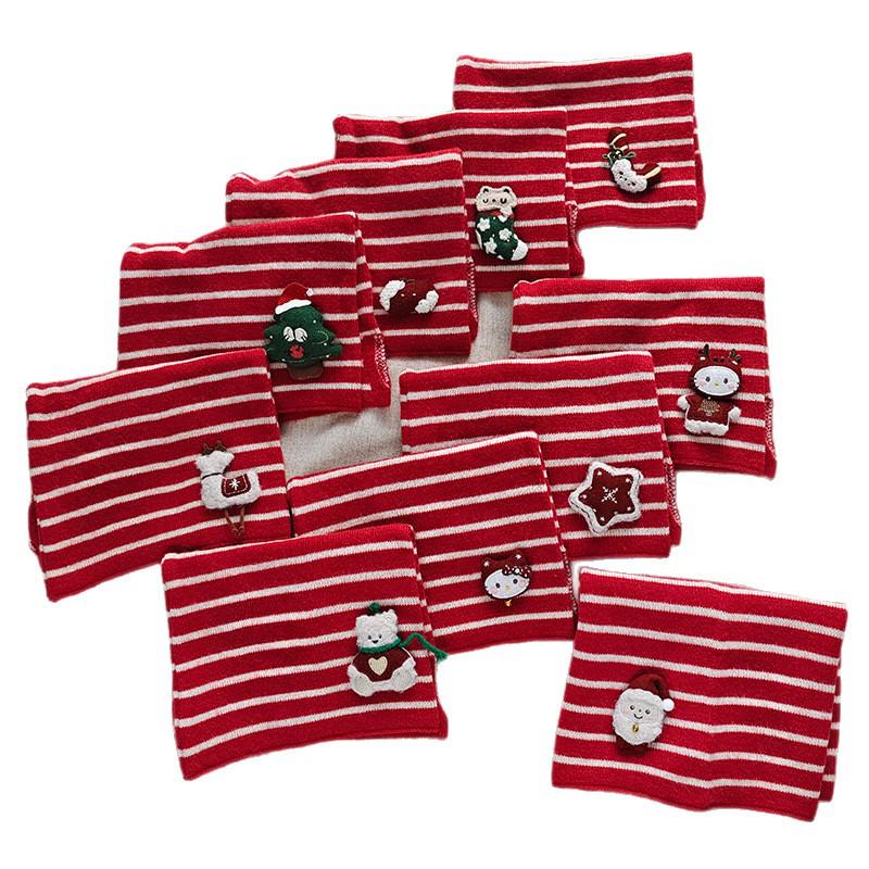 Children's 2025 Winter Red Scarf: Warm, Windproof Neck Gaiter for Girls - Cute and Protective