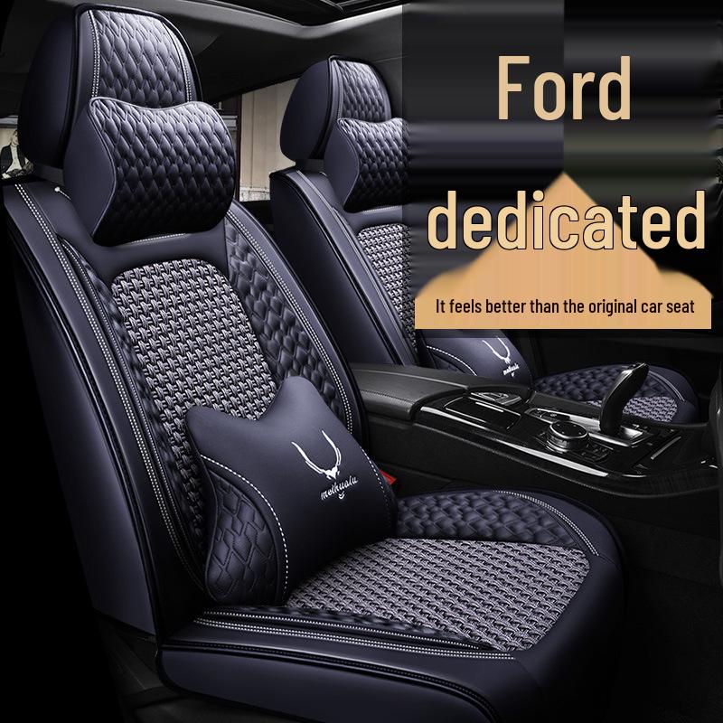 Ford Seat Cushion for Focus, Mondeo, Victory, Taurus, Escort, Ecosport - All-Season Car Seat Protector