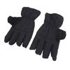Winter Warm Snowboarding Gloves Thickened Padded Black Color 5 Fingers Cold Weather Gloves
