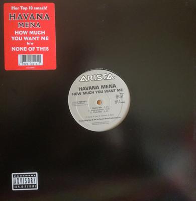 12-Zoll-Schallplatte HAVANA - How Much You Want Me 07822139161 Arista 2000 US Rap & Hip-Hop/R&B Gebraucht