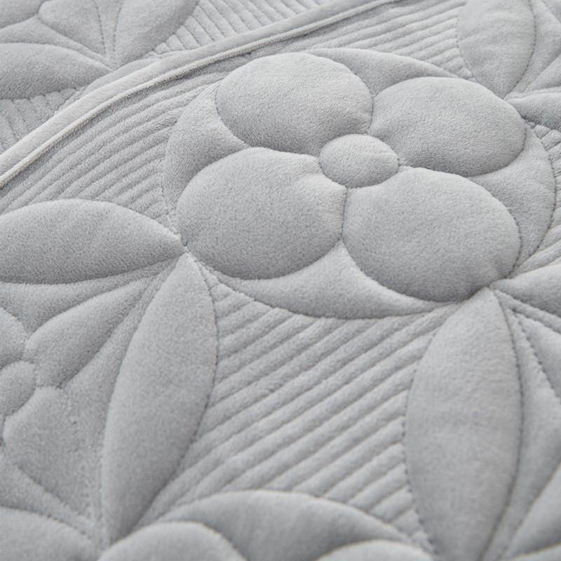 Осенне-зимний новый однотонный плюшевый вышитый супер мягкий диванный чехол для подушки — фото 4