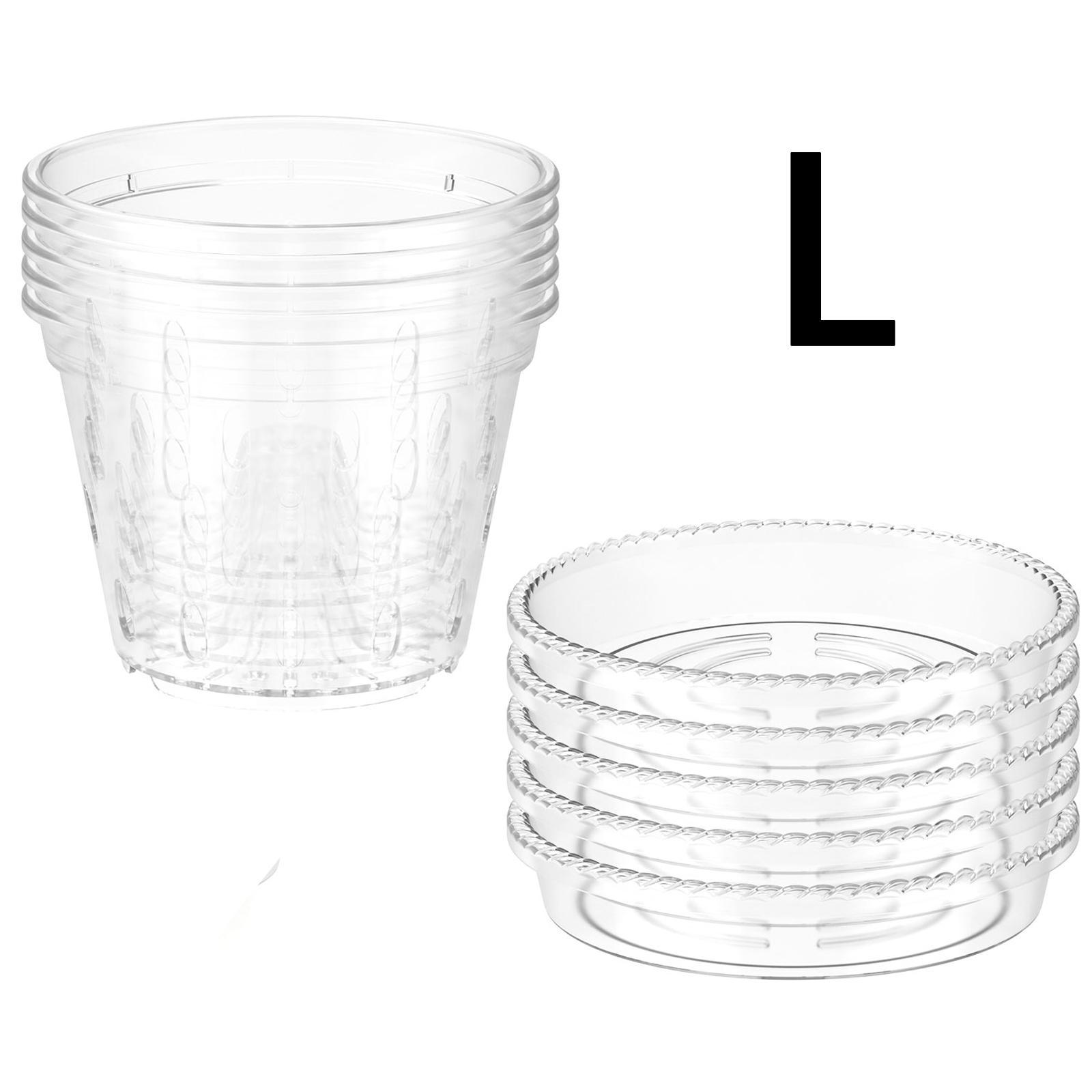 5Pcs Orchid Pot for Repotting 4/5/6