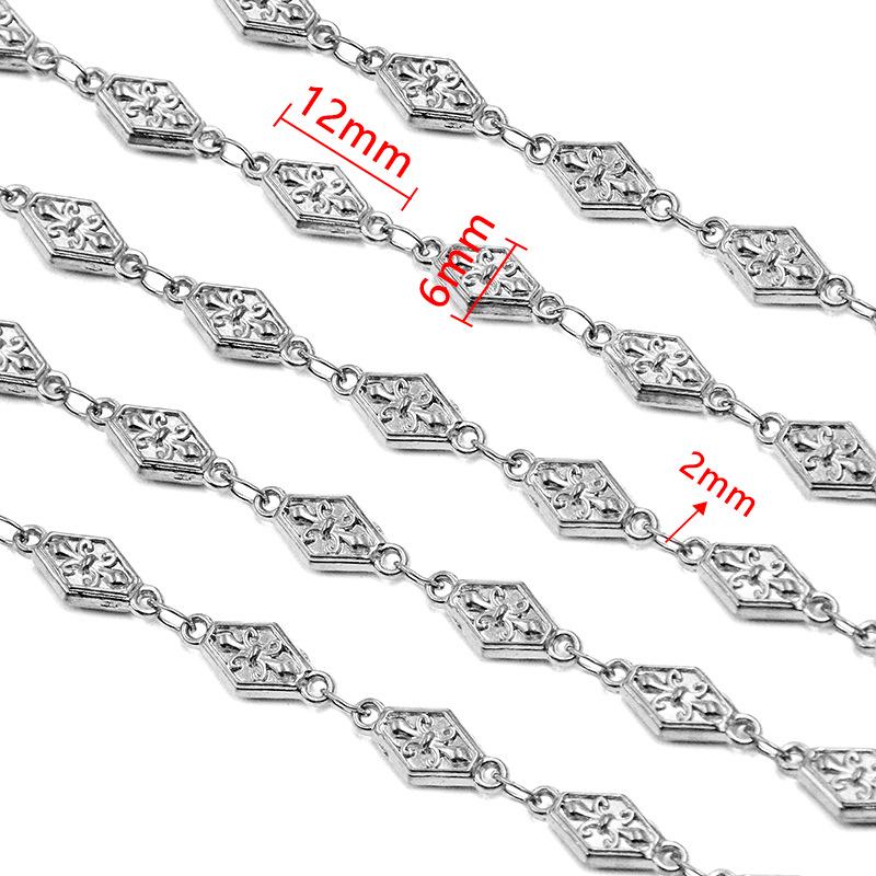 18K Gold Plated Stainless Steel Heart, Butterfly, Four-Leaf Clover, Shell Chain Bracelet/Necklace, 50cm.