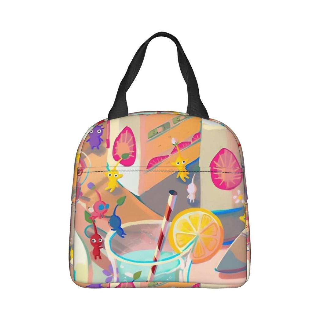 ALL Pikmin Insulated Lunch Bag Cooler Bag Meal Container Large Lunch Box Tote Food Storage Bags Work Travel