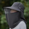 1Pcs Unisex Sun Hat with Face Neck Cover Summer 360° Full Protection UV Resistant Mosquito Net Hat for Gardening Hiking Fishing
