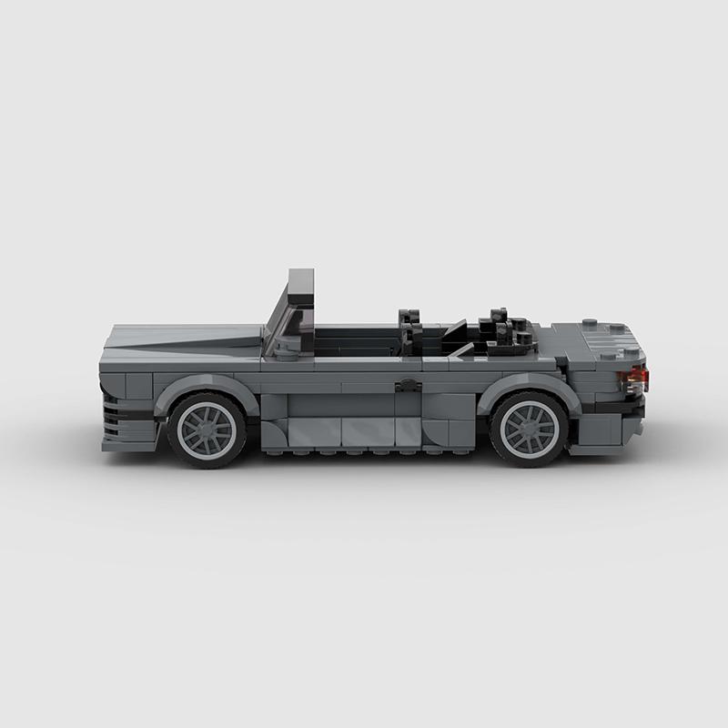 Coche de Carreras Abierto Ciudad Cabriolet MOC M3 E30 Convertible Vehículo Runabout Bloques de Construcción Ladrillos Juguetes para Niños Regalo