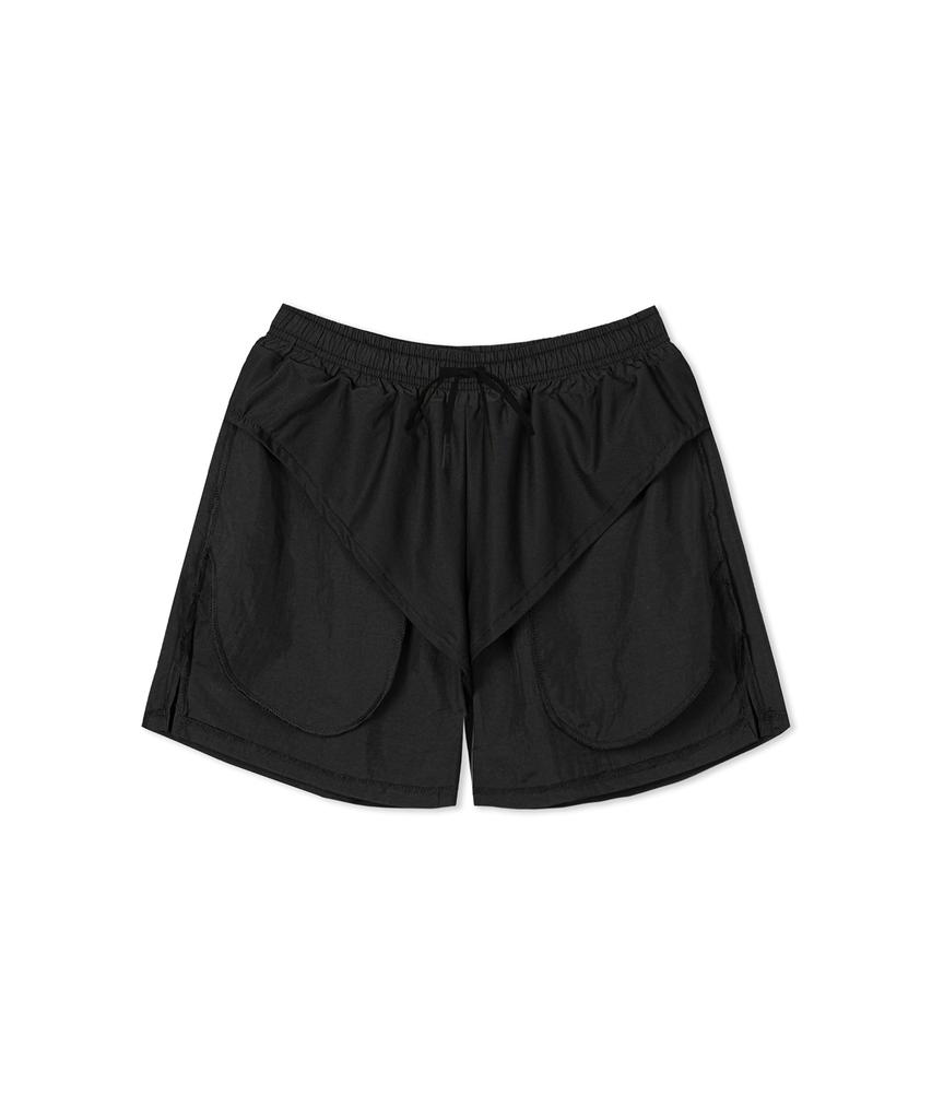 Diadeosaengchyueoli Entry Rib Nylon 5-Inch Shorts (Black)