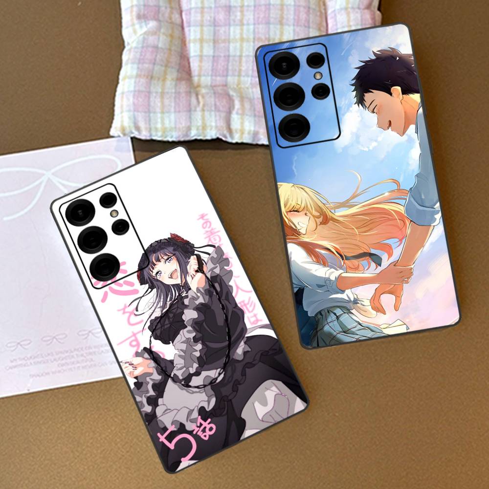 Anime My Dress Up Darling Phone Case For Samsung S 24 Fe 25 Ultra Plus 20 Lite 21 30 22 23 24 22 Ultra 5G Fundas