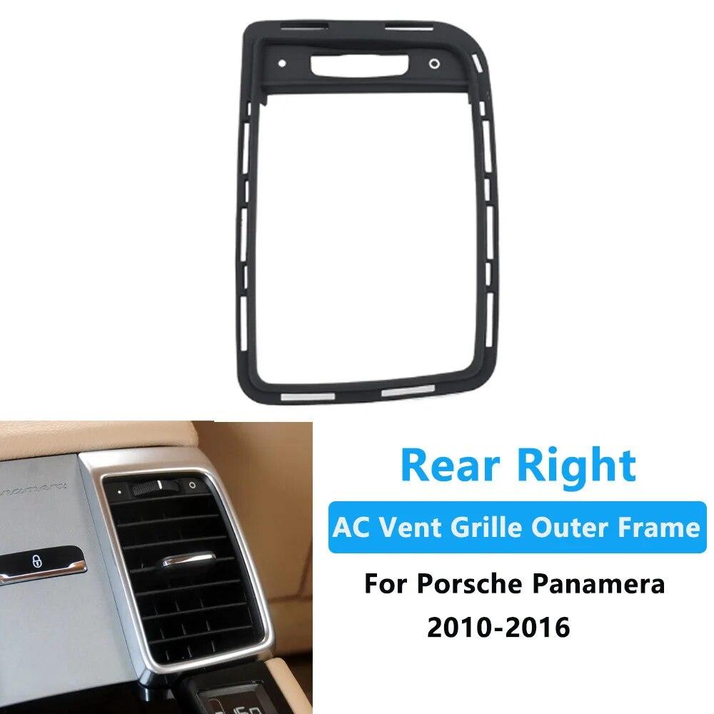 Car Interior Front Console Rear Air Conditioner AC Vent Grille Outer Frame Panel Trim For Porsche Panamera 2010-2016