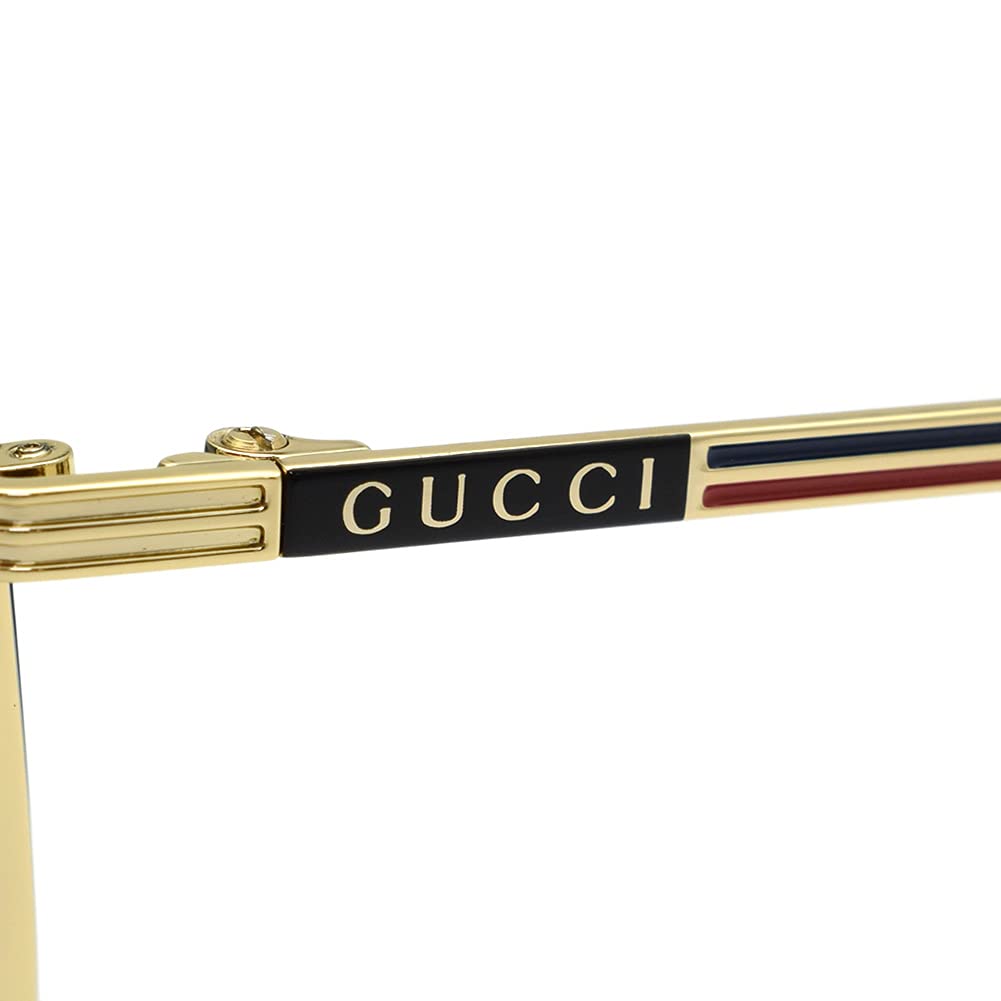Sunglasses Unisex GG0837SK 003 Gold Blue [Gucci]
