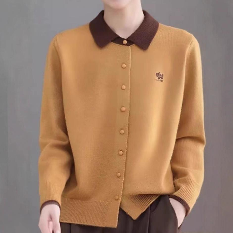Elegant Autumn Plus Size Cardigan & Elastic Waist Casual Pants Set for Women
