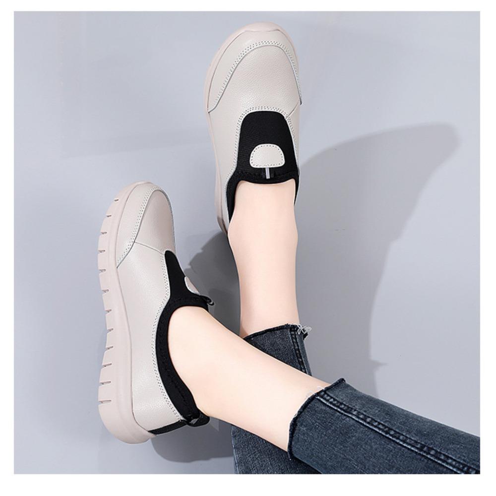 Chaussures de marche plates décontractées et de sport à un pied pour femmes