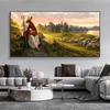 Gesù Cristo Pastore Tela Arte Murale Moderna Religiosa Dio Poster Stampa HD Pittura Quadro Opera d'Arte per Camera da Letto Soggiorno Decorazione Senza Cornice
