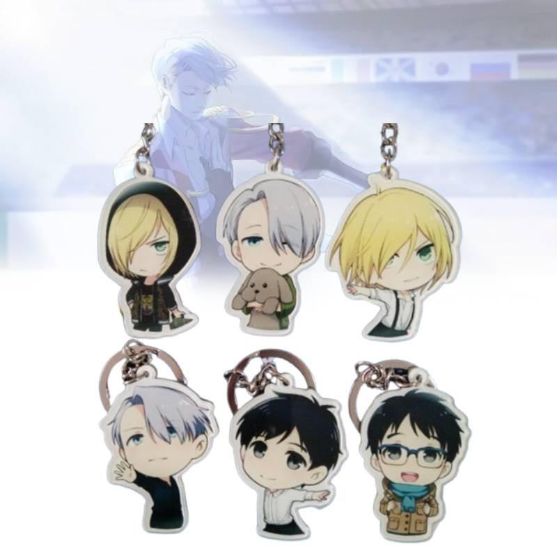 High-quality Yuri On Ice Anime Acrylic Keychain Single And Double-sided