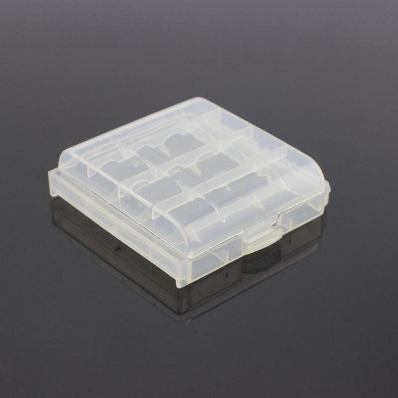Hard Plastic Battery Holder Case Organizers Container For 2A 3A Size Batteries