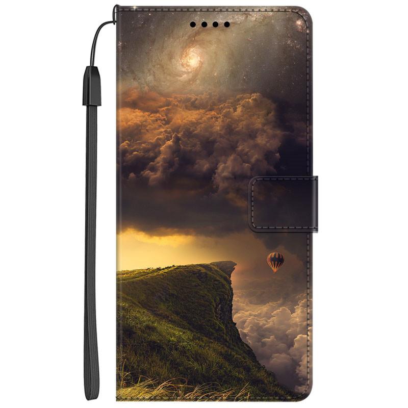 Flip Leather Case For Samsung S24 Ultra 5G Cover Book Wallet Seascape Coque for Samsung Galaxy S23 S22 S21 S20 Ultra S24Ultra