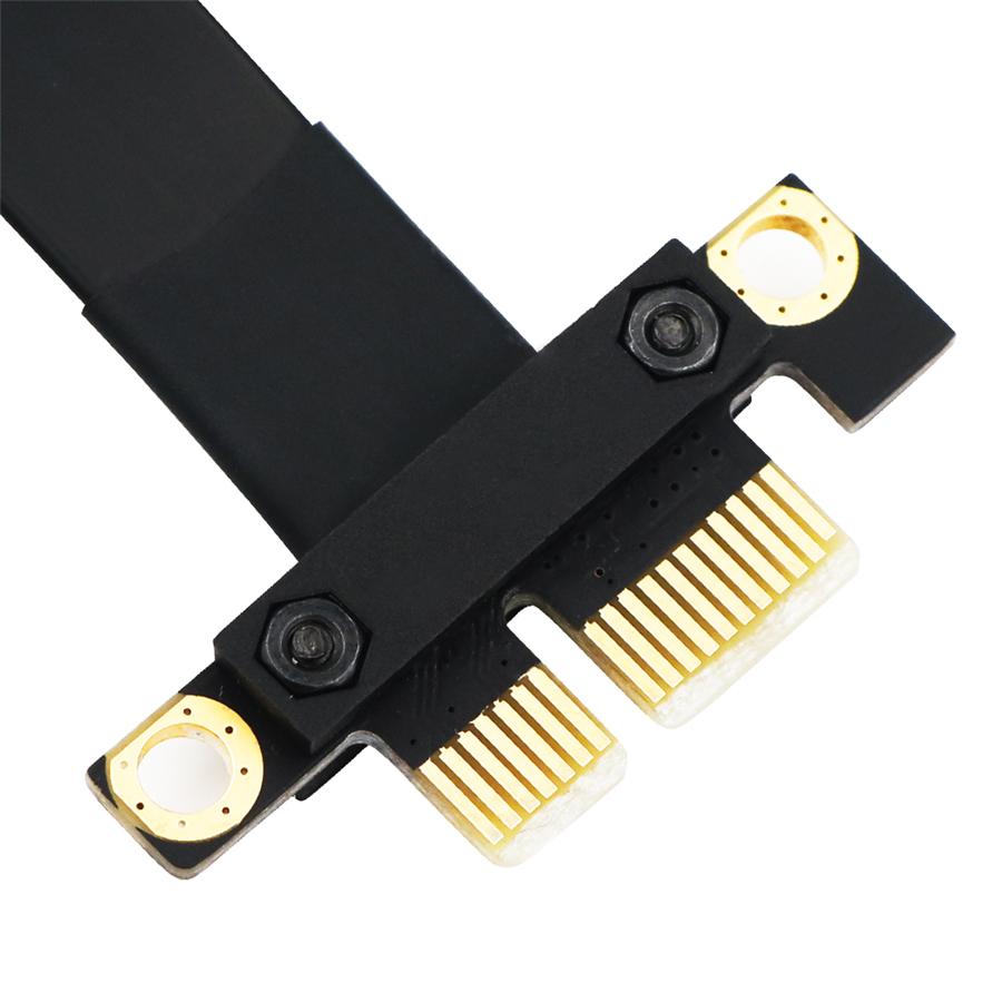 20cm PCI-E 1X To 1X Riser Card Flexible Extension Cable For Motherboard Adapter