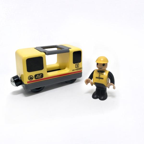 W2 Rlectric Car Harmonious Train Compartment Magnet Link Compatible Wood Track Compatible with All Type 1:64