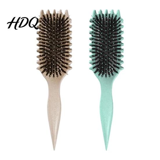 Spazzola per Capelli da Bambina Setole Morbide per Capelli Ricci Massaggio Scalpo Donna Rimbalzante Pettine Portatile Definizione Ricci Modellante Styling Districante Strumento per Parrucchiere