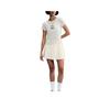 T-shirt Slam Girocollo Comoda Vestibilità Slim Manica Corta Top da Donna Avorio Chiaro HJ3817-110