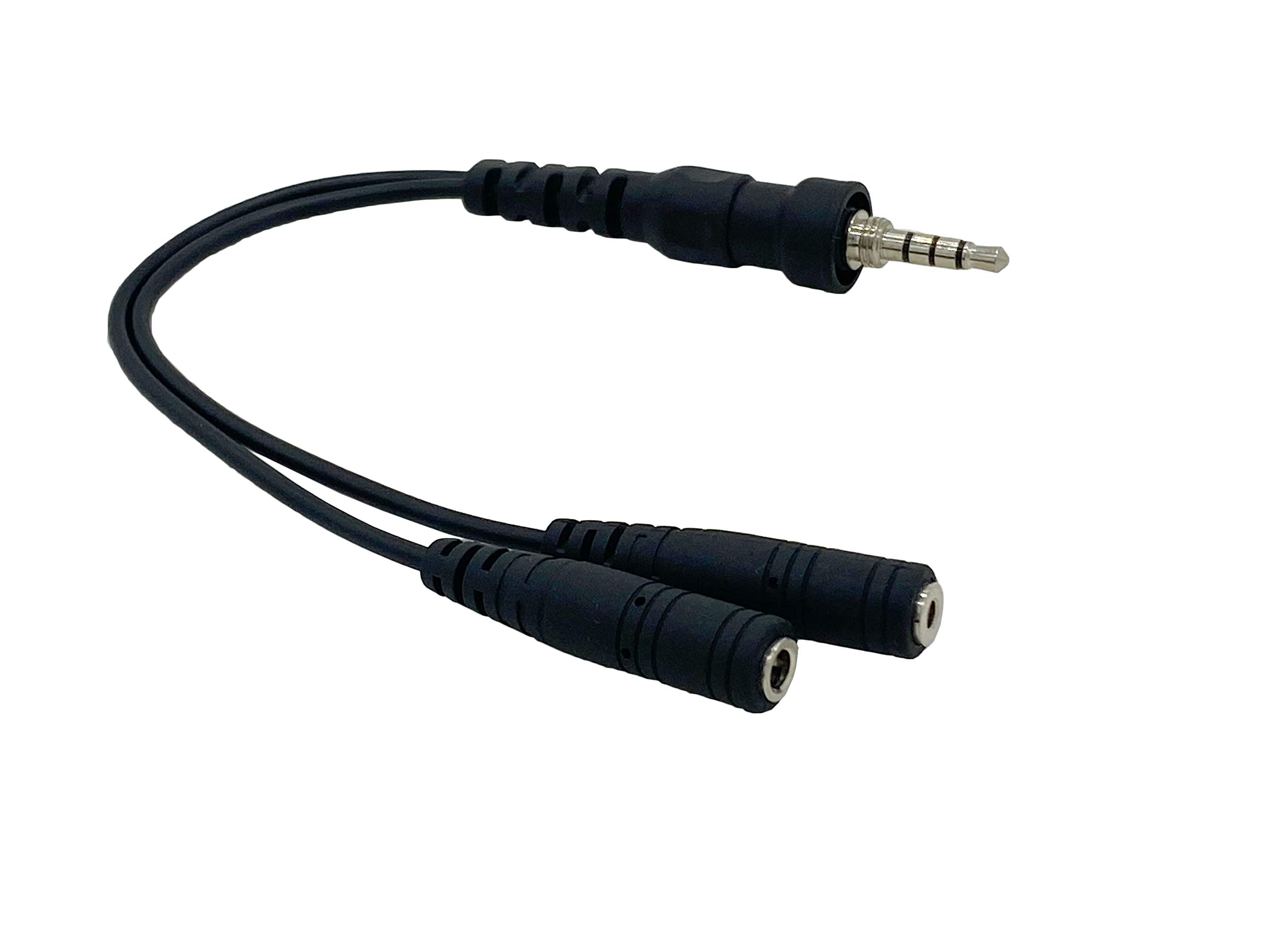 

MICSP Plug Conversion Cable for Icom Intercom Microphones (Compatible with Alinco, Yaesu, Standard, and Motorola Transceivers) - Compatible with