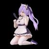 14cm Anime rysunek Genshin Impact Keqing ucho kota pokojówka seksowna dziewczyna pcv zabawki figurki akcji model kolekcjonerski lalka