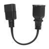 IEC320 C14 to 1 15R Cord Male to Female Waterproof Power Adapter Cable for Desk Lamp Digital Camera