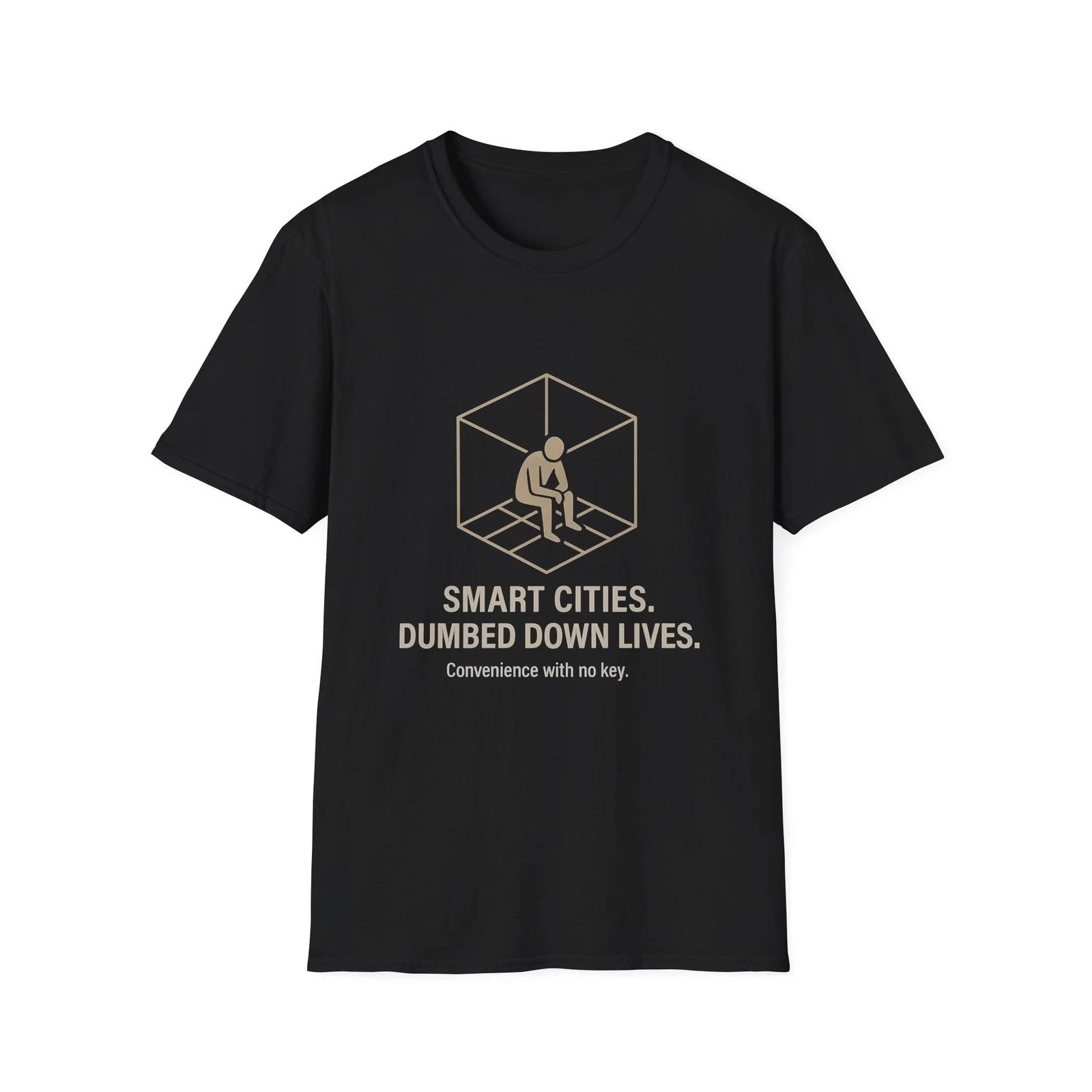 Smart Cities T shirt, Globalist Resistance Patriotic Apparel, New World Order M