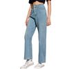 KOTTY Womens High Rise Cotton Lycra Jeans(Ice Light Blue,28)